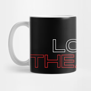 I Love Theatre Fan Design Mug